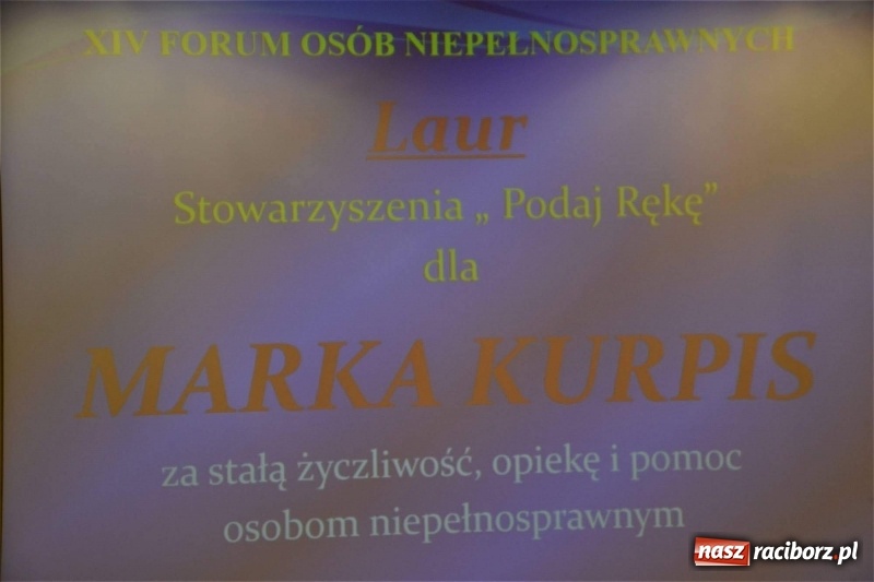 Zdjęcie w galerii na portalu naszraciborz.pl: XIV Forum Osób Niepełnosprawnych za nami  wiadomości z regionu