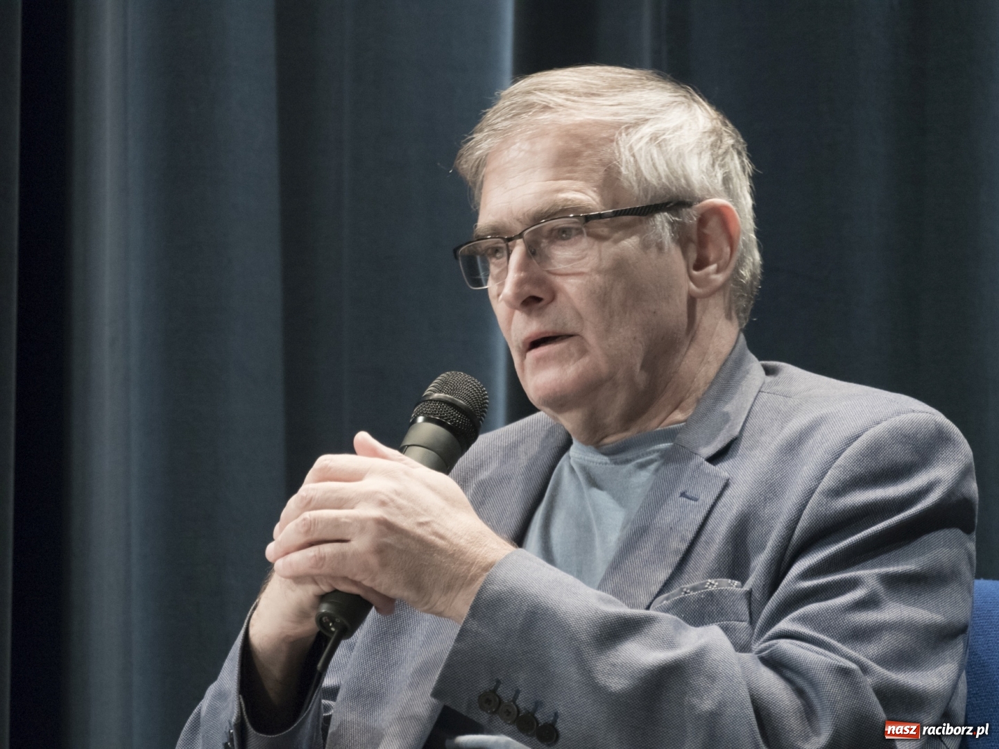 Zdjęcie w galerii na portalu naszraciborz.pl: Sól ziemi czarnej. Pokaz filmu i spotkanie z Olgierdem Łukaszewiczem w kinie Bałtyk wiadomości z regionu