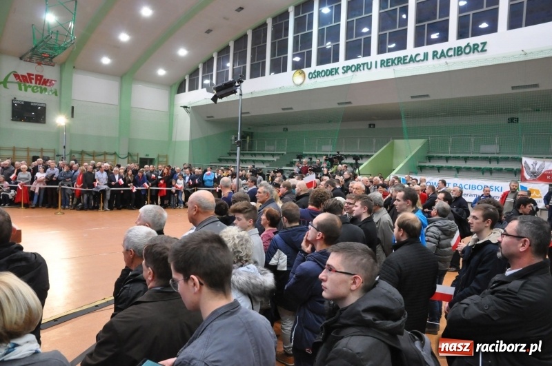 Zdjęcie w galerii na portalu naszraciborz.pl: Prezydent RP Andrzej Duda w Raciborzu. Było o Odrze, polskim ruchu narodowym i smogu  wiadomości z regionu