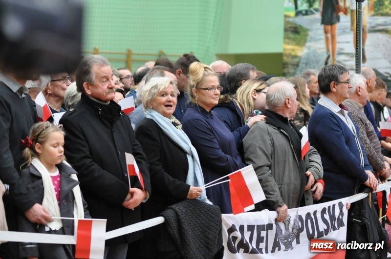 Zdjęcie w galerii na portalu naszraciborz.pl: Prezydent RP Andrzej Duda w Raciborzu. Było o Odrze, polskim ruchu narodowym i smogu  wiadomości z regionu