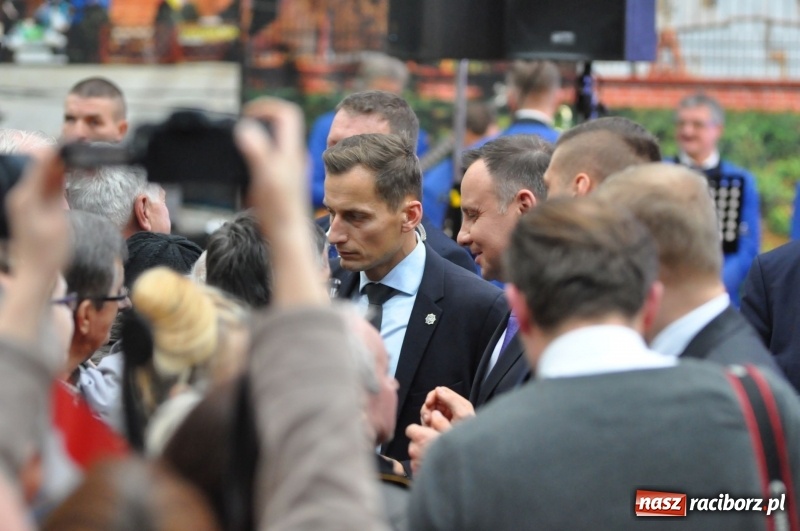 Zdjęcie w galerii na portalu naszraciborz.pl: Prezydent RP Andrzej Duda w Raciborzu. Było o Odrze, polskim ruchu narodowym i smogu  wiadomości z regionu