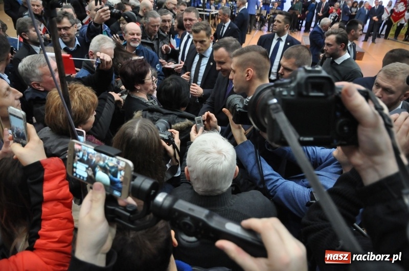 Zdjęcie w galerii na portalu naszraciborz.pl: Prezydent RP Andrzej Duda w Raciborzu. Było o Odrze, polskim ruchu narodowym i smogu  wiadomości z regionu