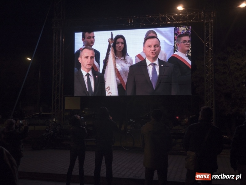 Zdjęcie w galerii na portalu naszraciborz.pl: Prezydent RP Andrzej Duda w Raciborzu. Było o Odrze, polskim ruchu narodowym i smogu  wiadomości z regionu