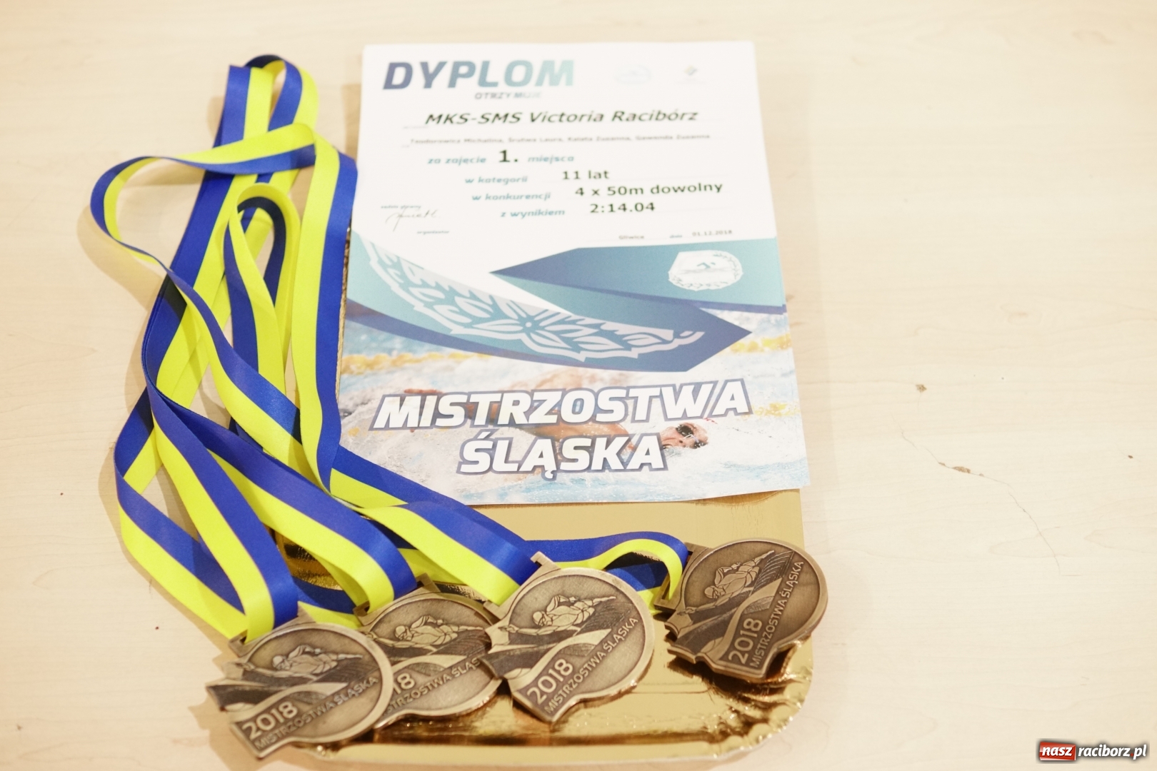 Zdjęcie w galerii na portalu naszraciborz.pl: Złotka z SP 15. Raciborzanki mistrzyniami Śląska  wiadomości z regionu