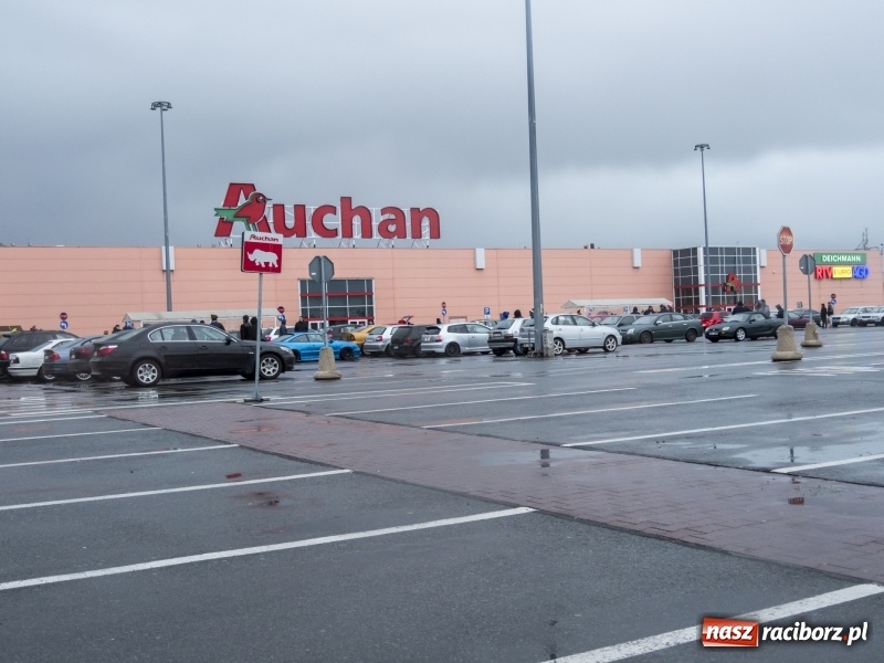 Zdjęcie w galerii na portalu naszraciborz.pl: Zlot i zbiórka na schronisko na parkingu Auchan  wiadomości z regionu