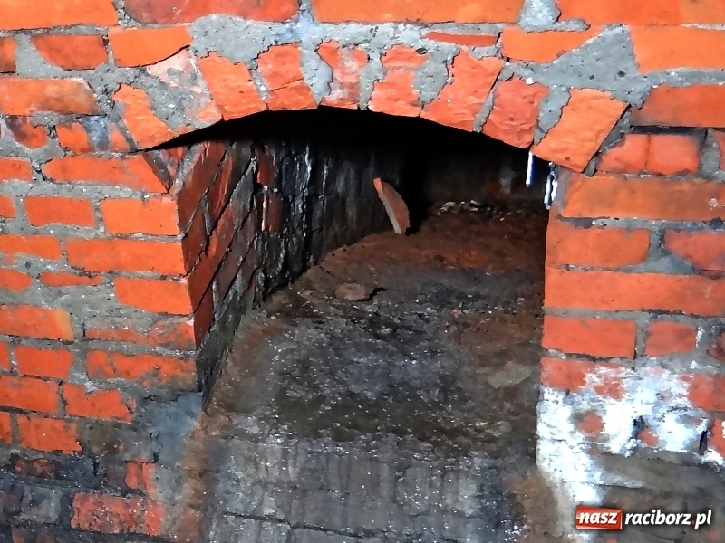 Zdjęcie w galerii na portalu naszraciborz.pl: Przy ulicy Stalmacha odkryto podziemny kanał  wiadomości z regionu