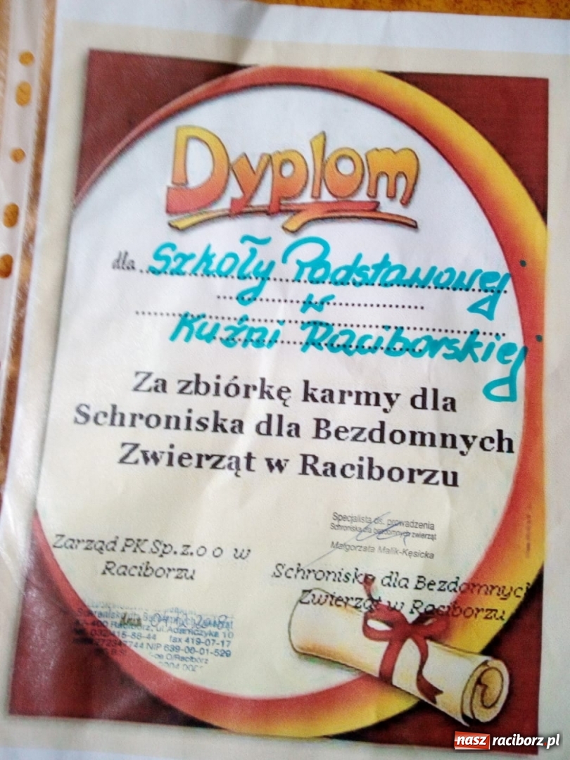 Zdjęcie w galerii na portalu naszraciborz.pl: Klub Wolontariusza z Kuźni Raciborskiej wspomógł raciborskie schronisko wiadomości z regionu