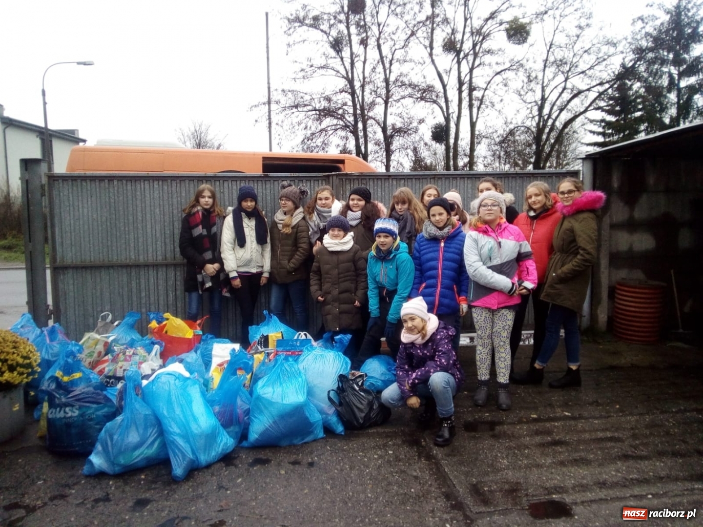 Zdjęcie w galerii na portalu naszraciborz.pl: Klub Wolontariusza z Kuźni Raciborskiej wspomógł raciborskie schronisko wiadomości z regionu