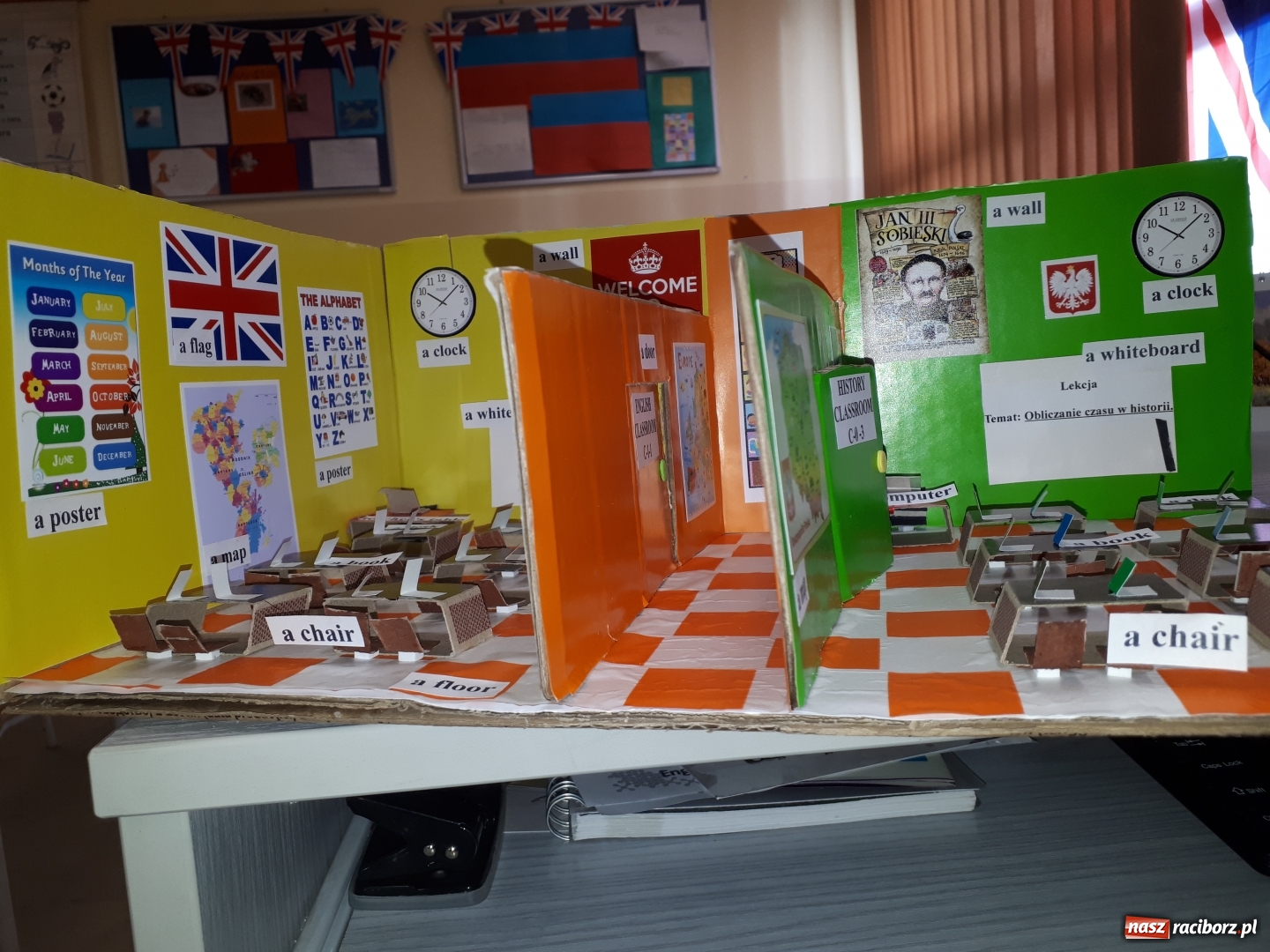 Zdjęcie w galerii na portalu naszraciborz.pl: Język angielski metodą projektu w SP 15  wiadomości z regionu