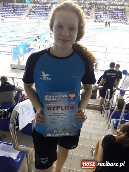 Zdjęcie w galerii na portalu naszraciborz.pl: Pływanie. Pięć medali pływaków Szkoły Mistrzostwa Sportowego wiadomości z regionu