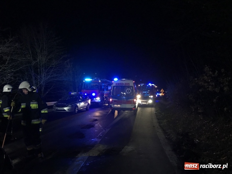 Zdjęcie w galerii na portalu naszraciborz.pl: Czołowe zderzenie renault i forda na Brzeskiej. Pięcioosobowa rodzina w szpitalu wiadomości z regionu