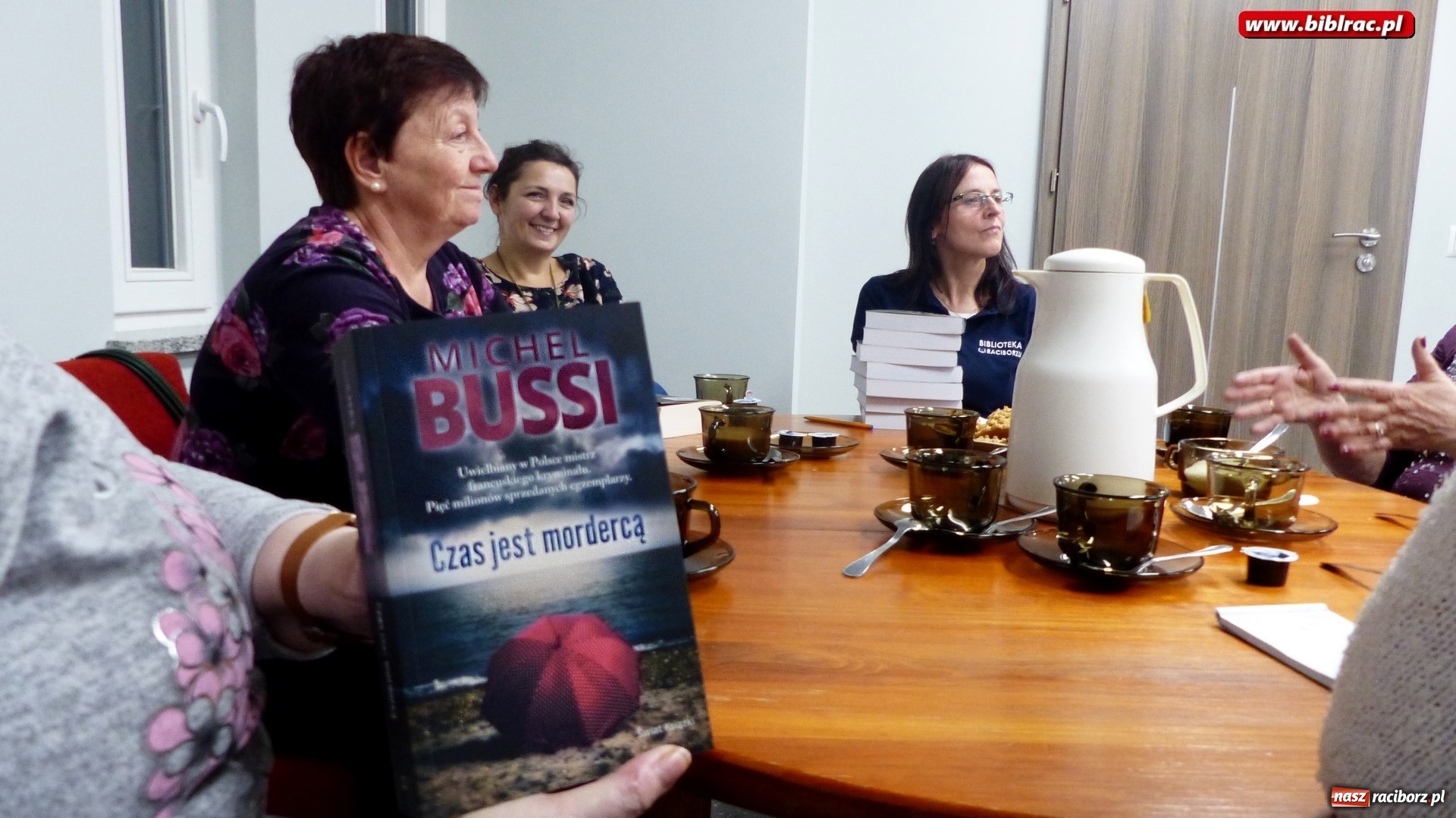 Zdjęcie w galerii na portalu naszraciborz.pl: Czas jest mordercą w Dyskusyjnym Klubie Książki wiadomości z regionu