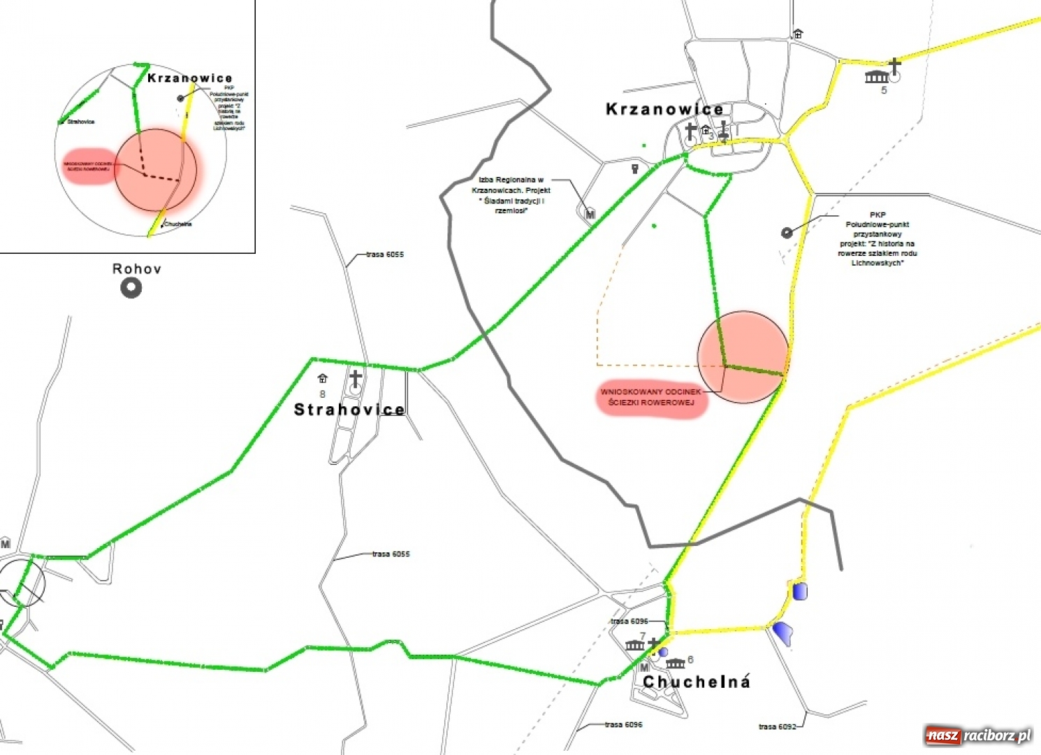 Zdjęcie w galerii na portalu naszraciborz.pl: Krzanowice chcą budować nowy odcinek ścieżki rowerowej do Czech  wiadomości z regionu