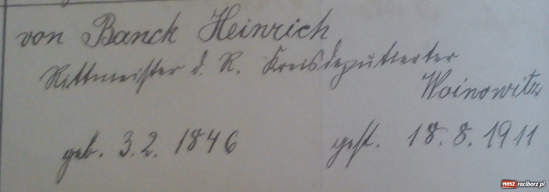 Zdjęcie w galerii na portalu naszraciborz.pl: Wojnowicki skarbiec rodziny von Banck  wiadomości z regionu