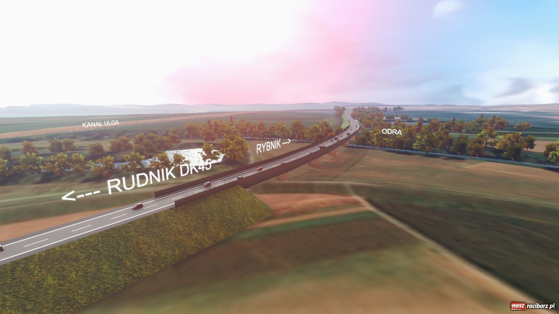 Zdjęcie w galerii na portalu naszraciborz.pl: Rusza budowa wschodniej obwodnicy Raciborza. Strabag podał harmonogram prac [FOTO] wiadomości z regionu