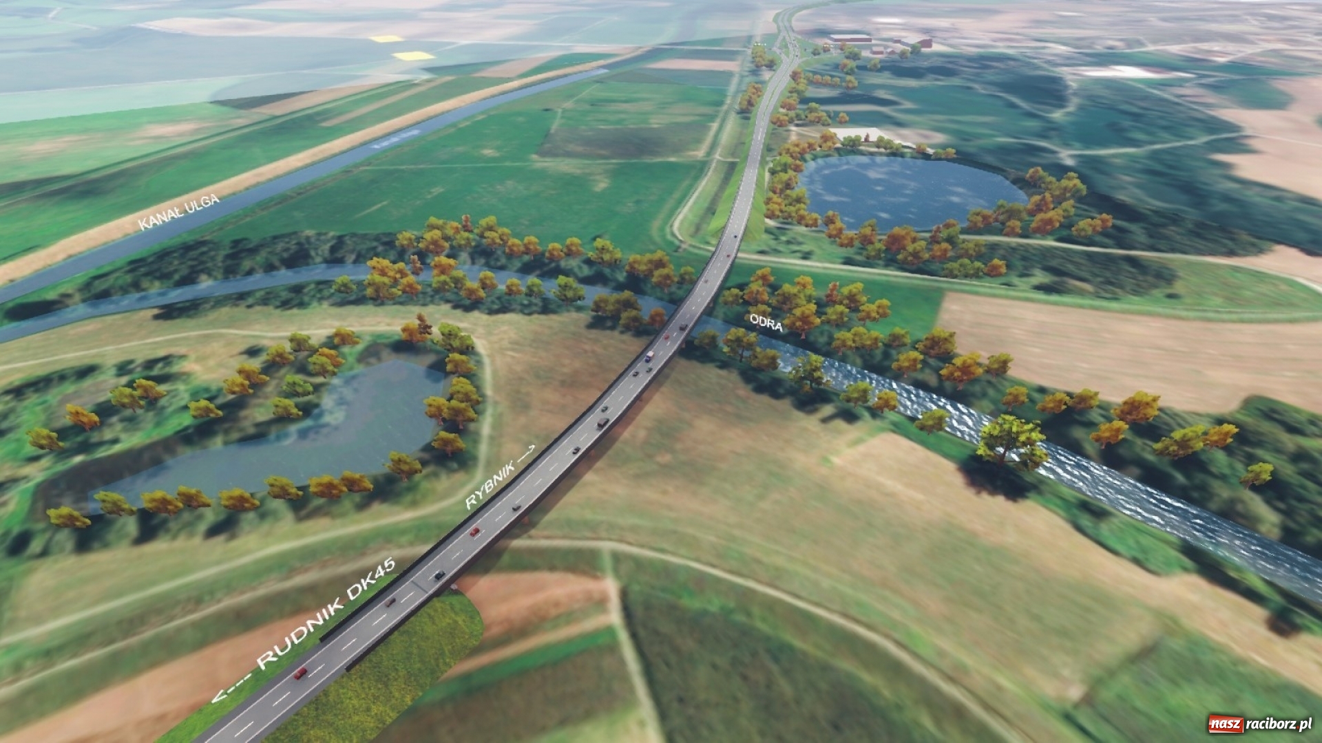 Zdjęcie w galerii na portalu naszraciborz.pl: Rusza budowa wschodniej obwodnicy Raciborza. Strabag podał harmonogram prac [FOTO] wiadomości z regionu