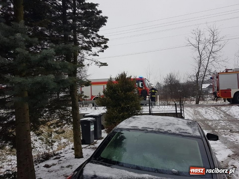 Zdjęcie w galerii na portalu naszraciborz.pl: Pożar w Górkach Ślaskich, dwa zderzenia na Kozielskiej, zagrożenie czadem  wiadomości z regionu