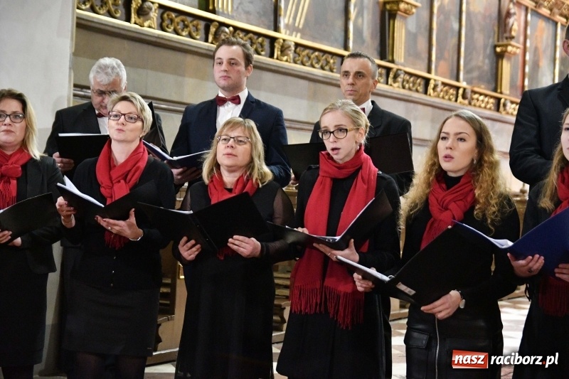 Zdjęcie w galerii na portalu naszraciborz.pl: Kolędy i pastorałki zabrzmiały w świątyni farnej wiadomości z regionu