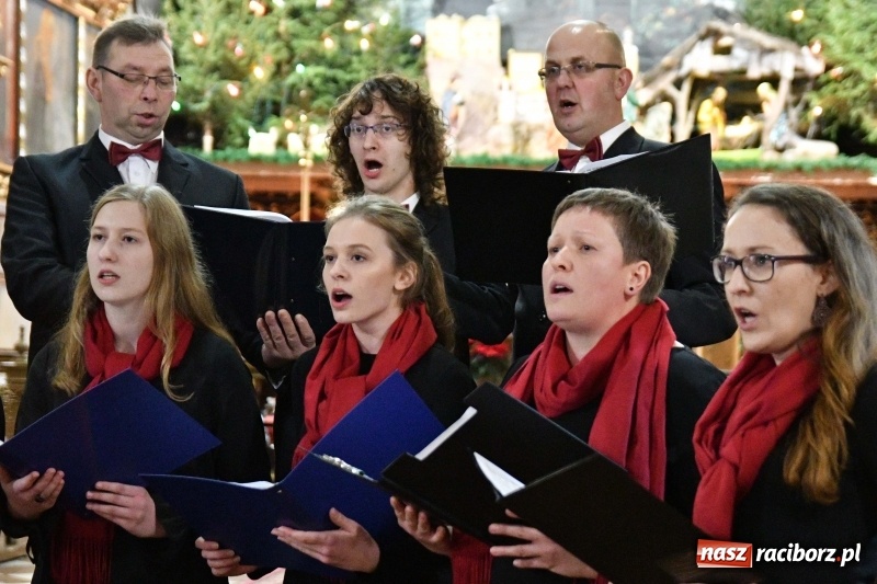 Zdjęcie w galerii na portalu naszraciborz.pl: Kolędy i pastorałki zabrzmiały w świątyni farnej wiadomości z regionu