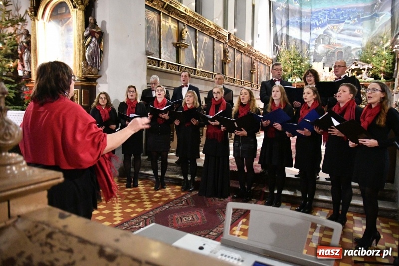 Zdjęcie w galerii na portalu naszraciborz.pl: Kolędy i pastorałki zabrzmiały w świątyni farnej wiadomości z regionu