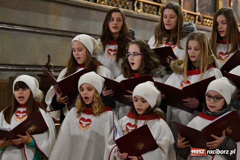 Zdjęcie w galerii na portalu naszraciborz.pl: Kolędy i pastorałki zabrzmiały w świątyni farnej wiadomości z regionu