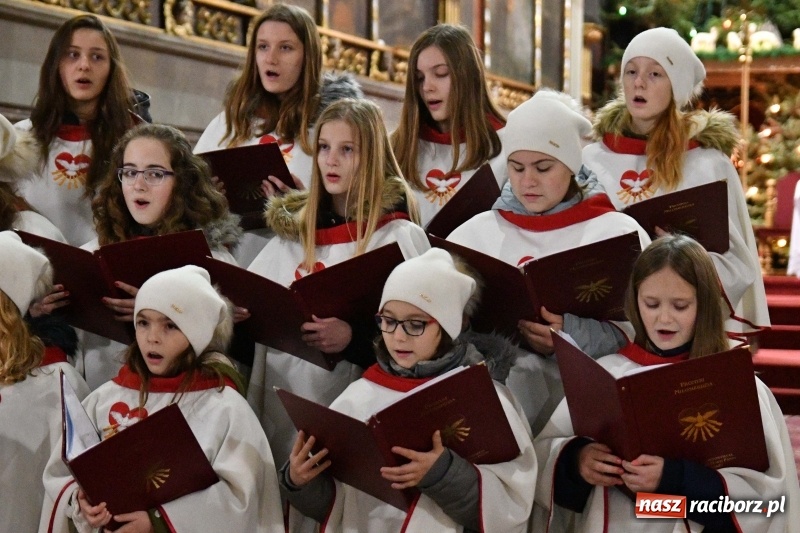 Zdjęcie w galerii na portalu naszraciborz.pl: Kolędy i pastorałki zabrzmiały w świątyni farnej wiadomości z regionu