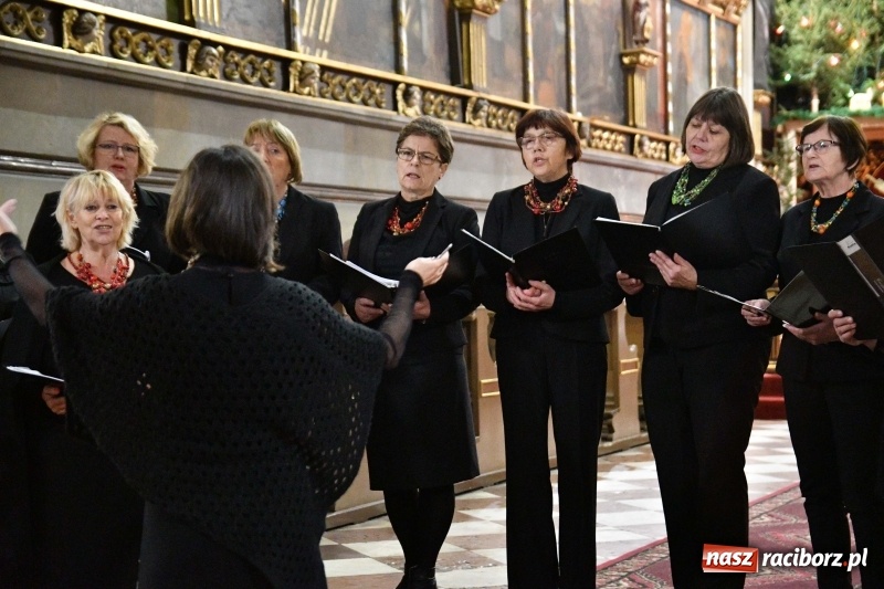 Zdjęcie w galerii na portalu naszraciborz.pl: Kolędy i pastorałki zabrzmiały w świątyni farnej wiadomości z regionu