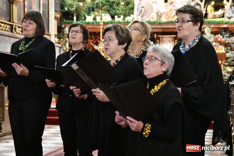 Zdjęcie w galerii na portalu naszraciborz.pl: Kolędy i pastorałki zabrzmiały w świątyni farnej wiadomości z regionu