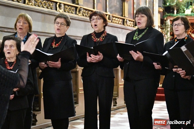 Zdjęcie w galerii na portalu naszraciborz.pl: Kolędy i pastorałki zabrzmiały w świątyni farnej wiadomości z regionu