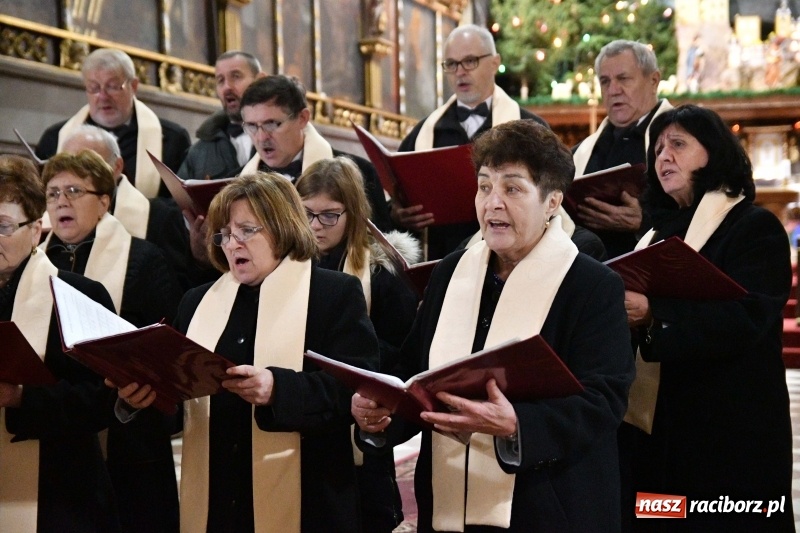Zdjęcie w galerii na portalu naszraciborz.pl: Kolędy i pastorałki zabrzmiały w świątyni farnej wiadomości z regionu