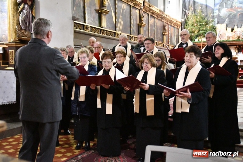 Zdjęcie w galerii na portalu naszraciborz.pl: Kolędy i pastorałki zabrzmiały w świątyni farnej wiadomości z regionu