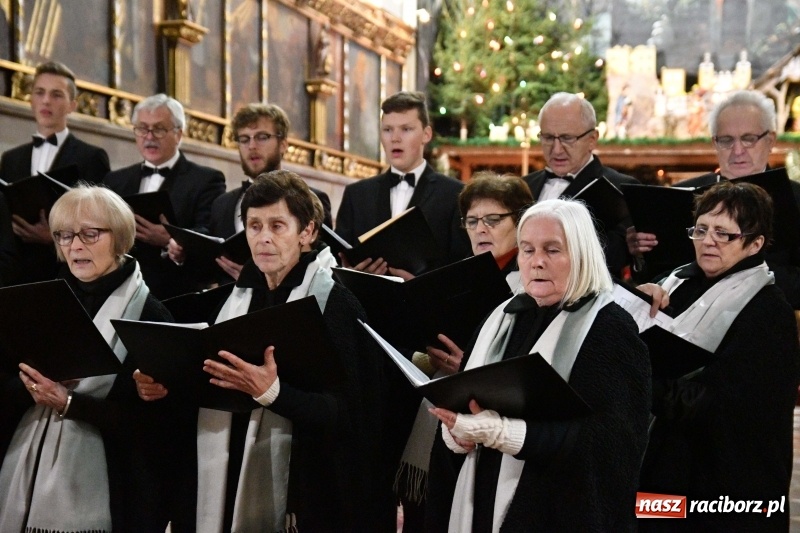 Zdjęcie w galerii na portalu naszraciborz.pl: Kolędy i pastorałki zabrzmiały w świątyni farnej wiadomości z regionu