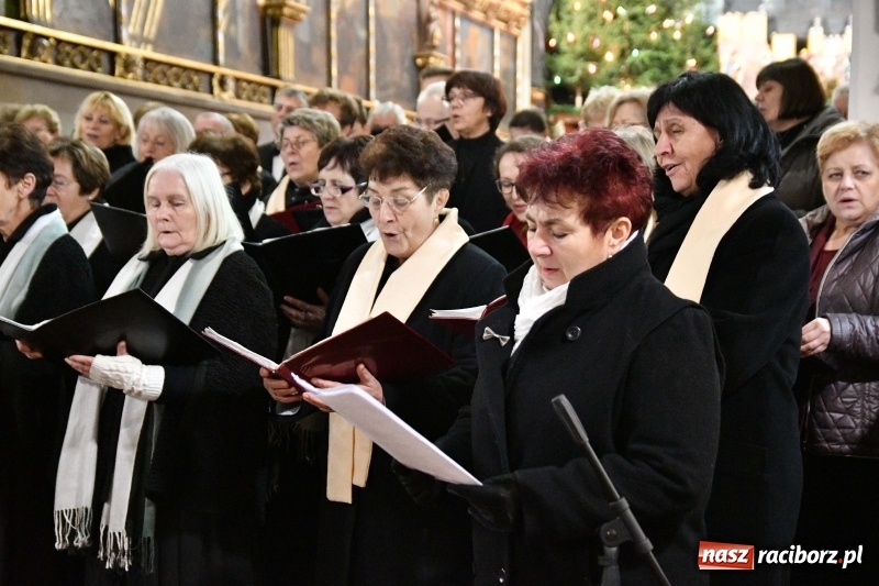 Zdjęcie w galerii na portalu naszraciborz.pl: Kolędy i pastorałki zabrzmiały w świątyni farnej wiadomości z regionu
