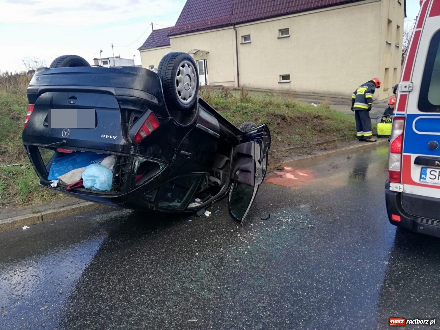 Zdjęcie w galerii na portalu naszraciborz.pl: Szarża BMW na Kozielskiej w Raciborzu. W tym miejscu doszło ostatnio do kilku kolizji WIDEO wiadomości z regionu