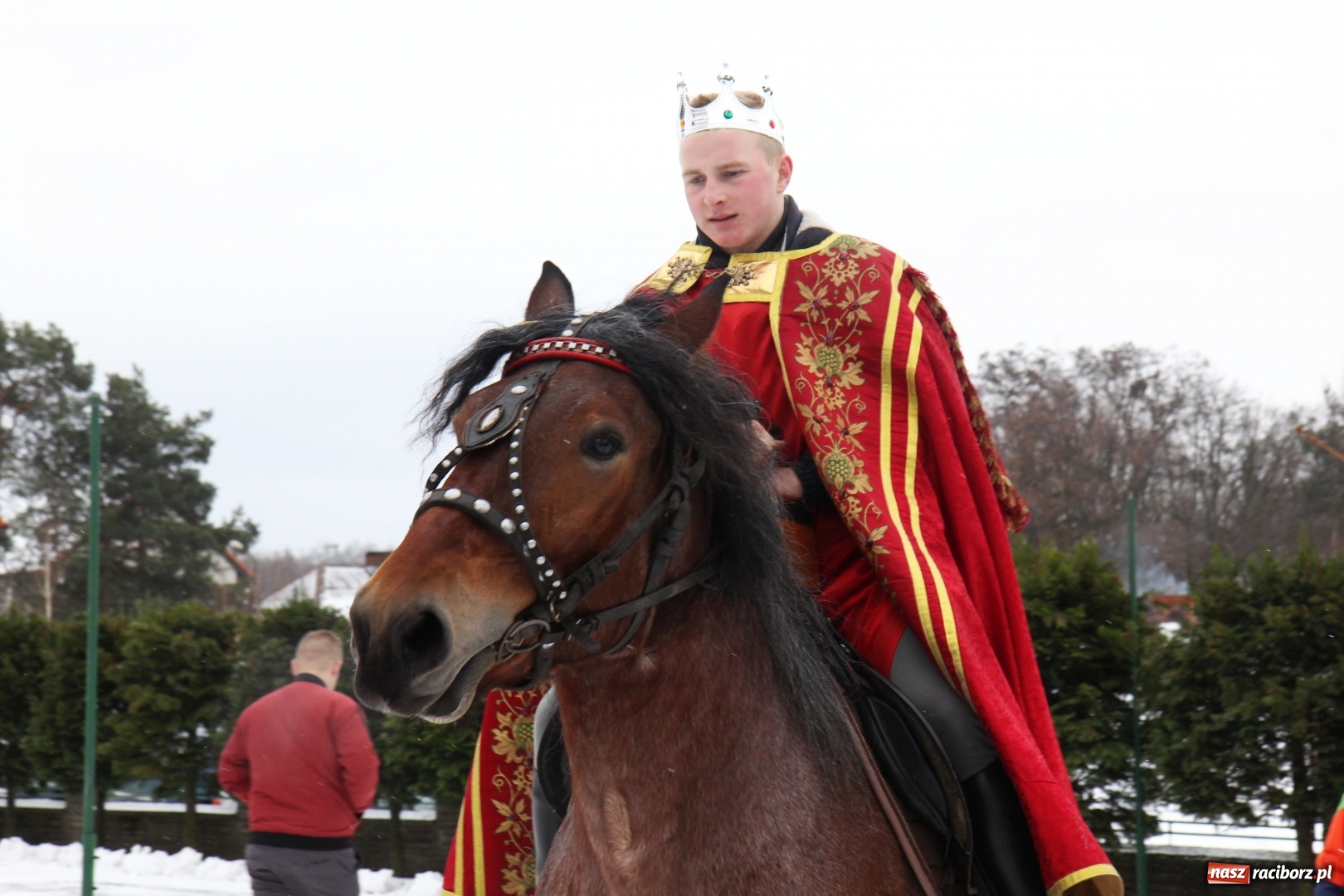Zdjęcie w galerii na portalu naszraciborz.pl: Orszak Trzech Króli i wspólne kolędowanie w Kobyli wiadomości z regionu