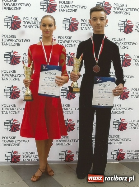 Zdjęcie w galerii na portalu naszraciborz.pl: Sukcesy raciborskich tancerzy. Julia i Jakub awansowali do wyższych klas tanecznych  wiadomości z regionu