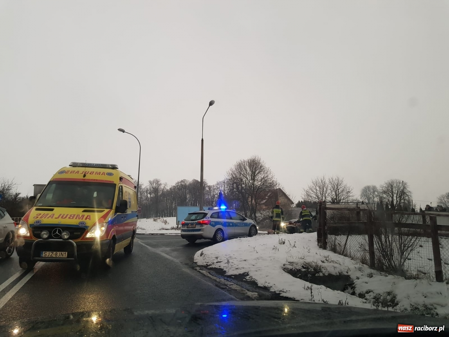 Zdjęcie w galerii na portalu naszraciborz.pl: Kolizja przy Głubczyckiej i próba samobójcza. Czwartek raciborskich strażaków wiadomości z regionu