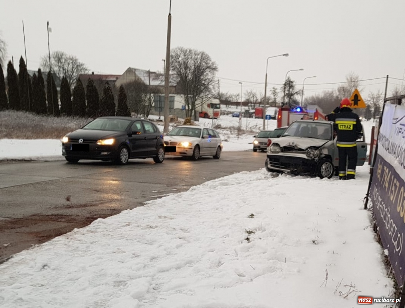Zdjęcie w galerii na portalu naszraciborz.pl: Kolizja przy Głubczyckiej i próba samobójcza. Czwartek raciborskich strażaków wiadomości z regionu
