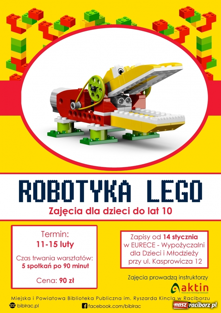 Zdjęcie w galerii na portalu naszraciborz.pl: Ferie z biblioteką tuż, tuż. Ruszyły zapisy na warsztaty LEGO wiadomości z regionu