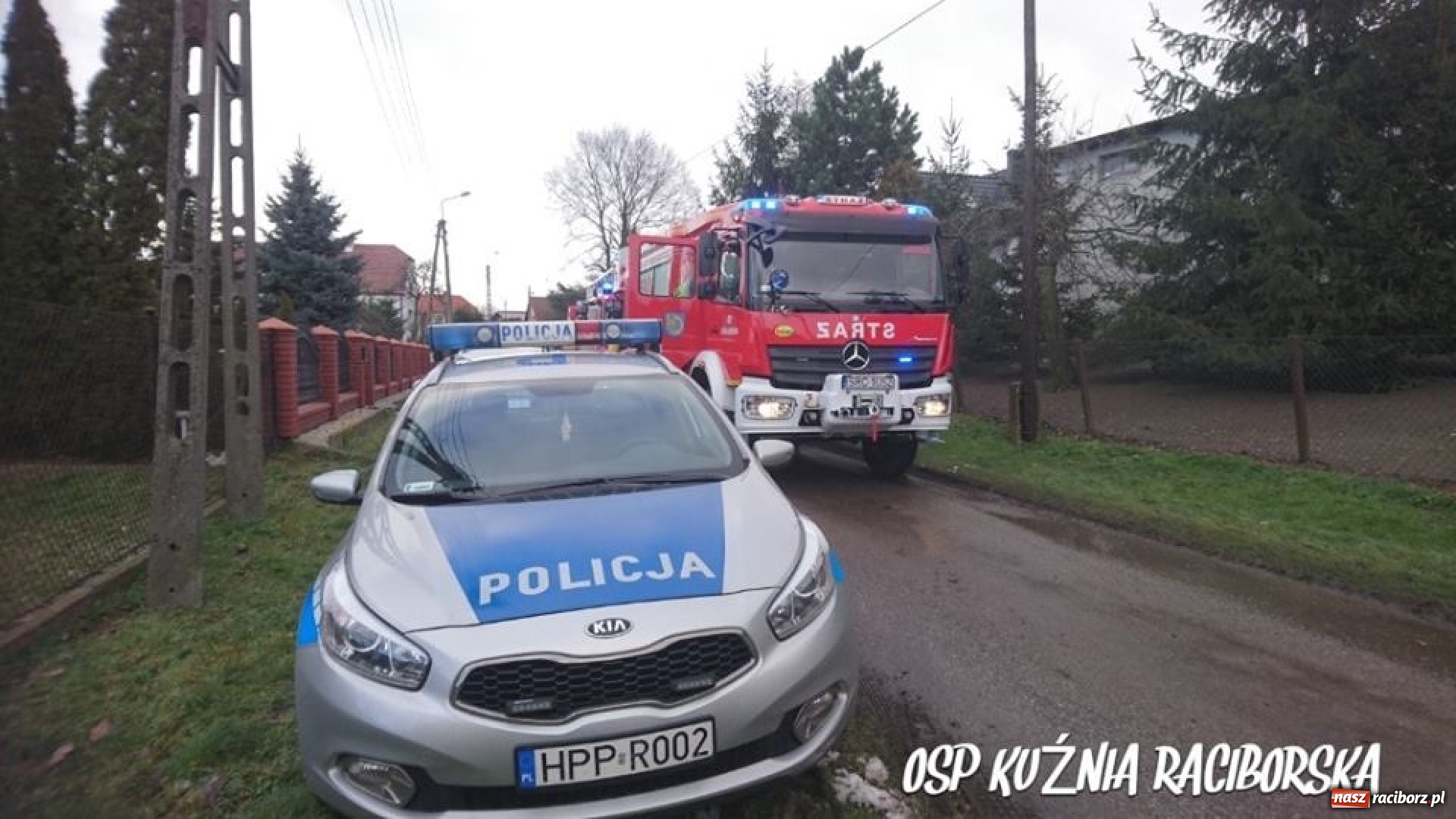 Zdjęcie w galerii na portalu naszraciborz.pl: Dramat pogorzelców z Turza. Pomagają im miejscowi strażacy  wiadomości z regionu