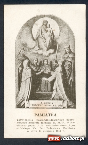 Zdjęcie w galerii na portalu naszraciborz.pl: Eufemia Domicylla Piastówna zwana błogosławioną WSPOMNIENIE wiadomości z regionu