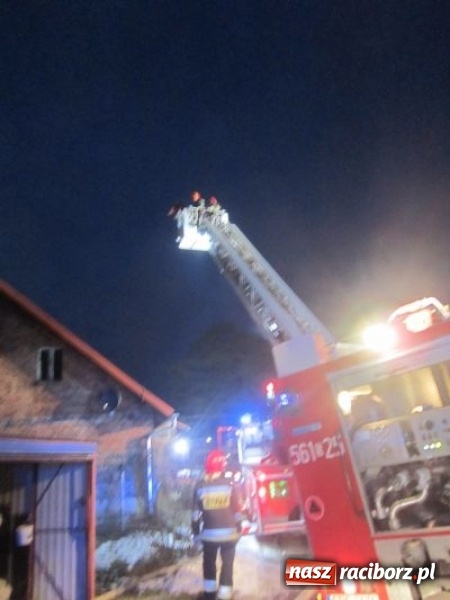 Zdjęcie w galerii na portalu naszraciborz.pl: Trudna akcja gaśnicza w Rudach. Groził wybuch butli z gazem  wiadomości z regionu