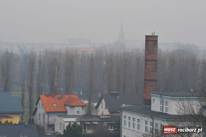 Zdjęcie w galerii na portalu naszraciborz.pl: Zostańcie w domu. Fatalna jakość powietrza. Tak to wygląda z okien wieżowca  wiadomości z regionu