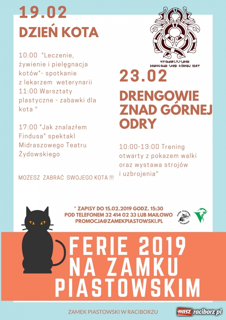 Zdjęcie w galerii na portalu naszraciborz.pl: Ferie Zimowe 2019. Oj, będzie się działo na Zamku Piastowskim wiadomości z regionu