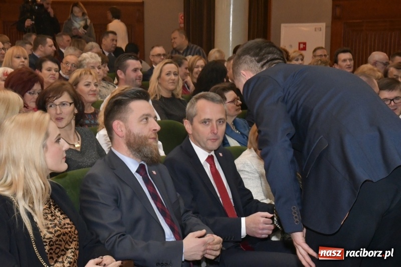 Zdjęcie w galerii na portalu naszraciborz.pl: Najważniejszy jest początek... Starosta i prezydent debiutowali jako gospodarze na spotkaniu noworocznym FOTO i WIDEO wiadomości z regionu