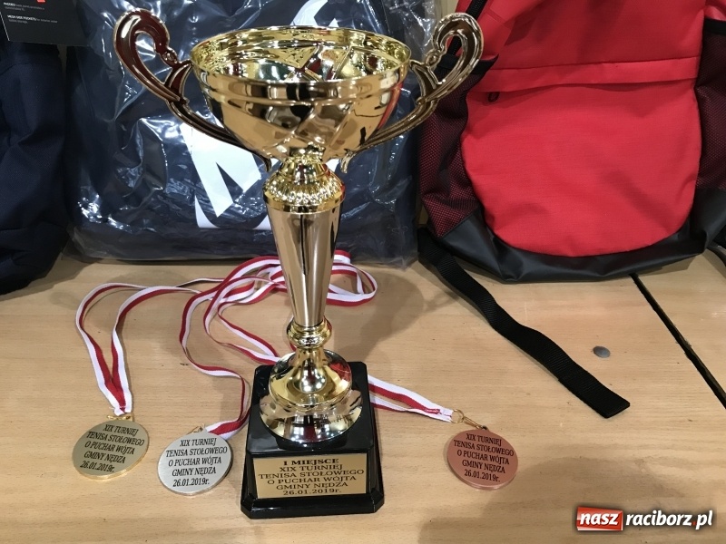 Zdjęcie w galerii na portalu naszraciborz.pl: Tenisiści stołowi walczyli o Puchar Wójta Gminy Nędza wiadomości z regionu