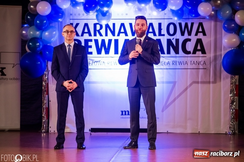 Zdjęcie w galerii na portalu naszraciborz.pl: XIII Karnawałowa Rewia Tańca MDK  wiadomości z regionu