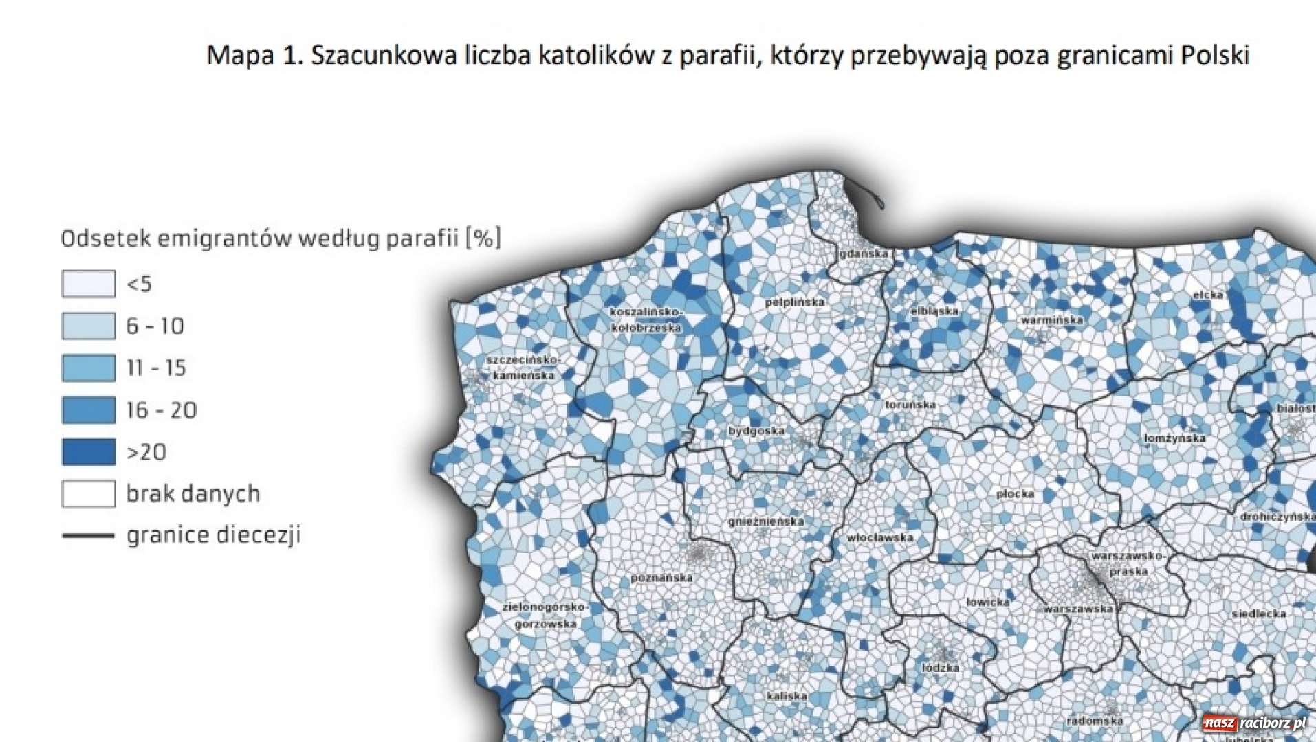 Zdjęcie w galerii na portalu naszraciborz.pl: STATISTICUM ECCLESIAE - Kościół publikuje dane na temat wiernych wiadomości z regionu