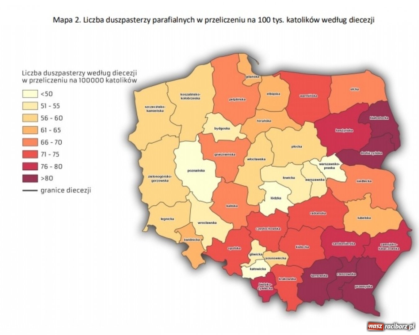 Zdjęcie w galerii na portalu naszraciborz.pl: STATISTICUM ECCLESIAE - Kościół publikuje dane na temat wiernych wiadomości z regionu