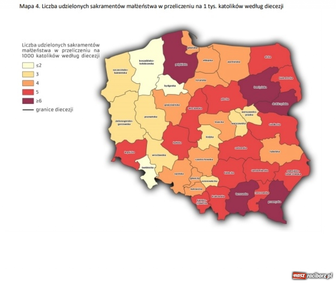Zdjęcie w galerii na portalu naszraciborz.pl: STATISTICUM ECCLESIAE - Kościół publikuje dane na temat wiernych wiadomości z regionu